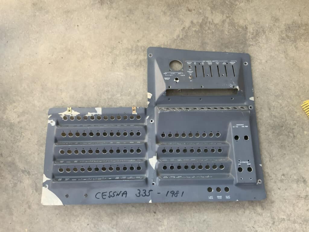 Panel Circuit Breakers Chipped Paint-No Cracks