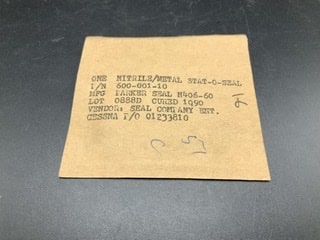 Seal Metal/Nitrile 600-001-10