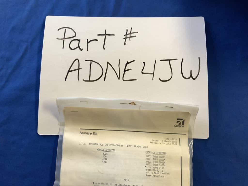 Actuator Rod End Replacement-Nose Lndg Gear