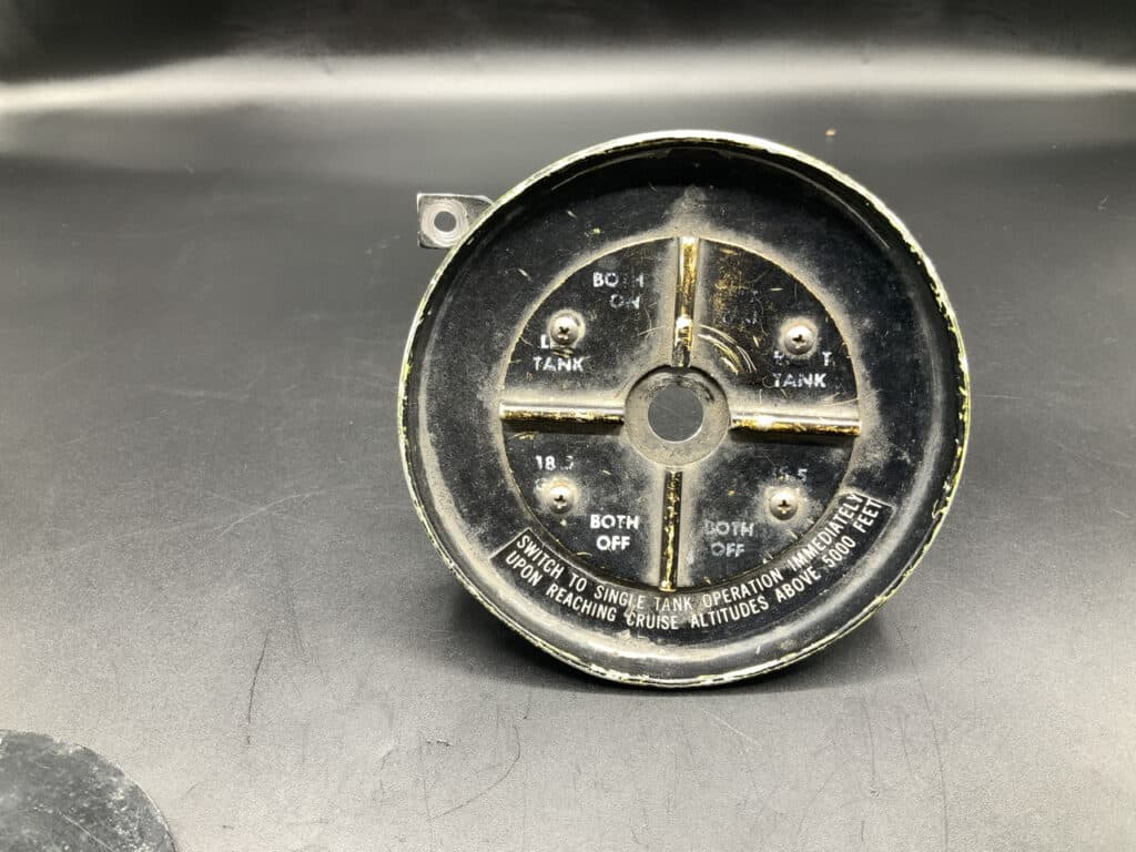 Fuel Selector Placard