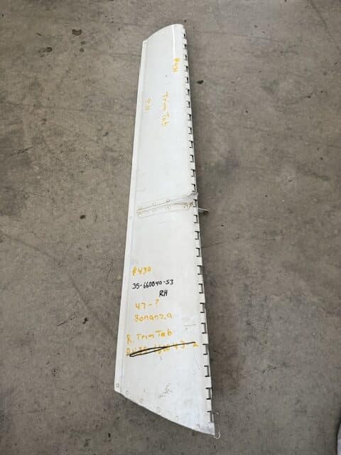 Bonanza Elevator Trim Tab RH
