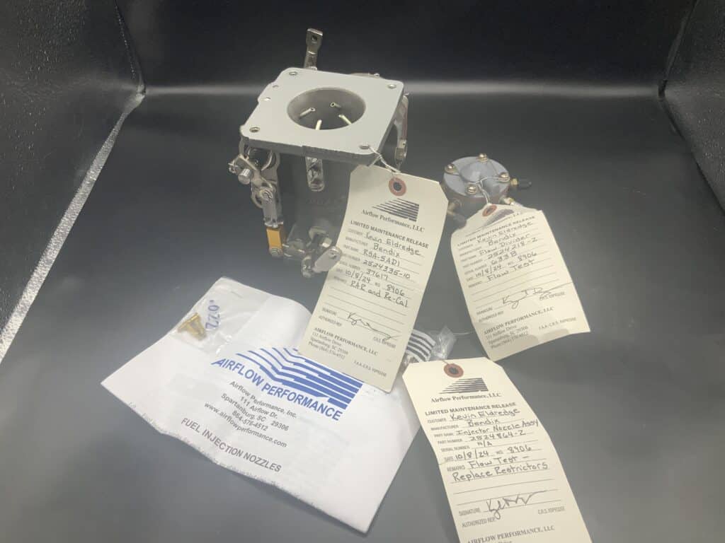 Fuel Servo RSA-5AD1 w/Flow Divider and Injector Nozzle Assy