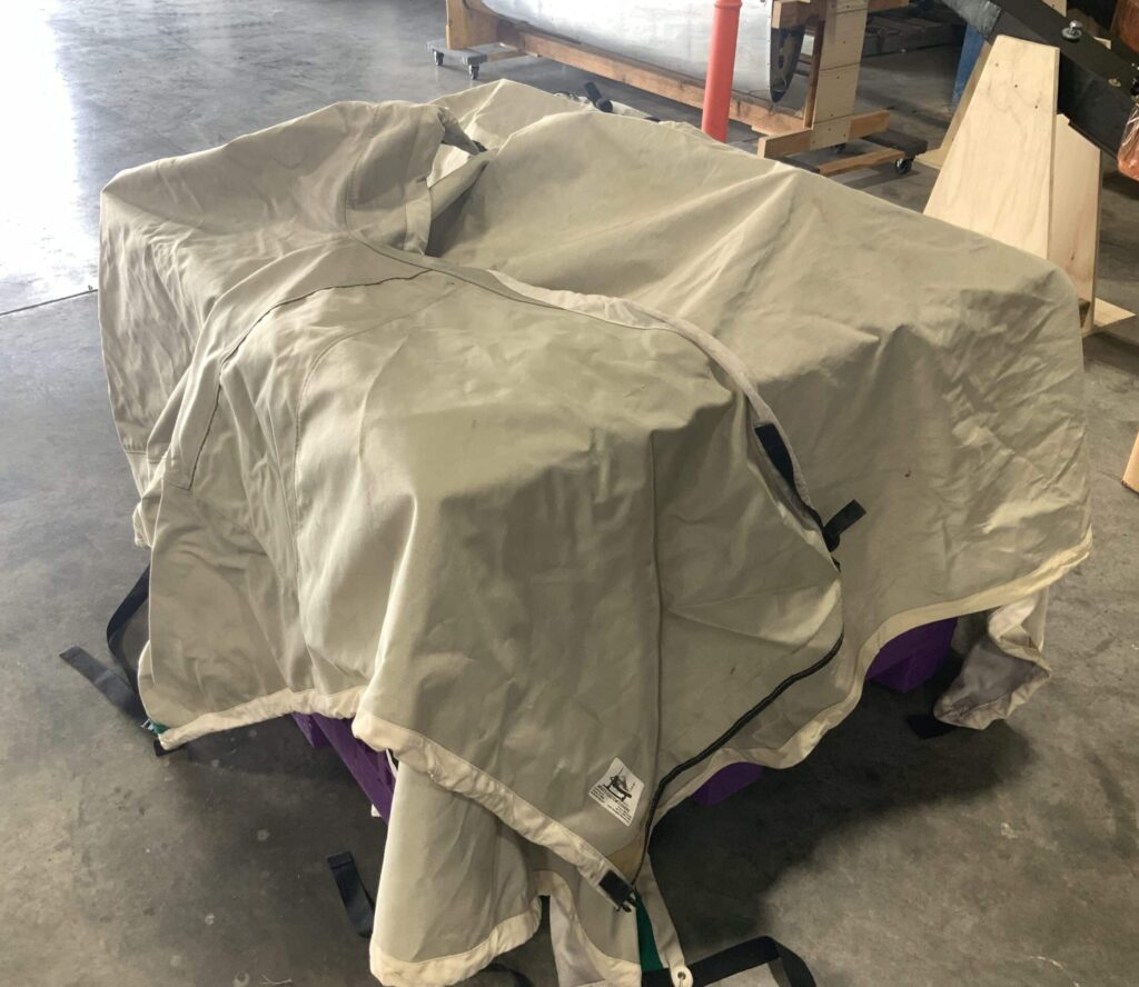 Cessna 182/210 Canopy Cover 1960-61 extended over-top type w/struts no rear window