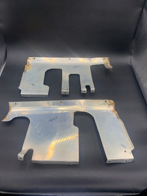 Rudder Pedal Cover Plates