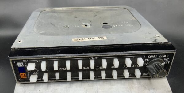 Bendix King KMA-24 Audio Panel & Marker Beacon Receiver P/N 066-1055-03