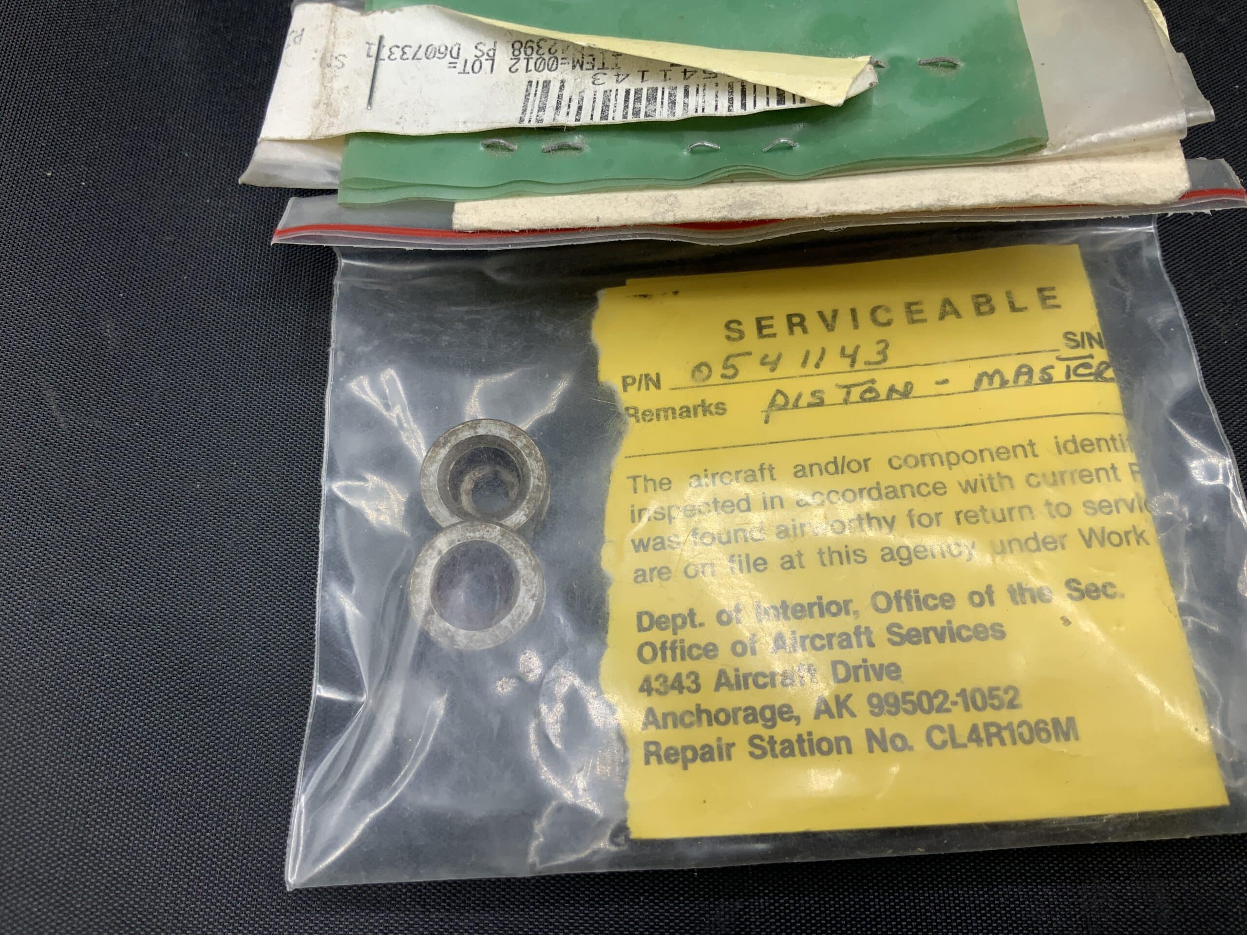 Cessna Brake master cylinder piston