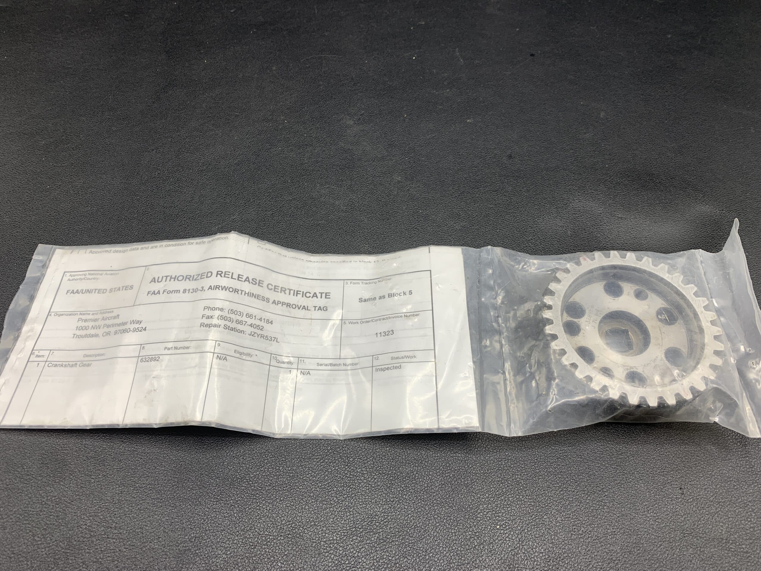 Continental TSIO-520 Crankshaft Gear w/ 8130 632892
