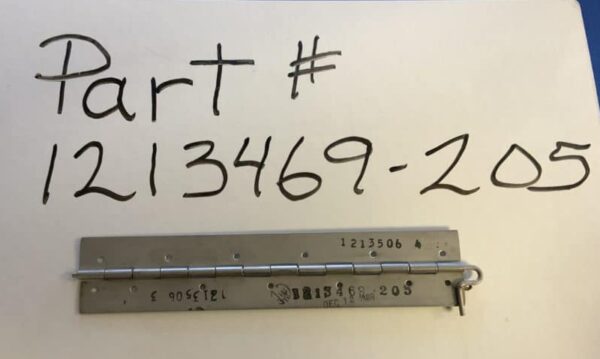 New Cowl Flap Hinge Assy w/Hinge Pin P/N 1213469-205