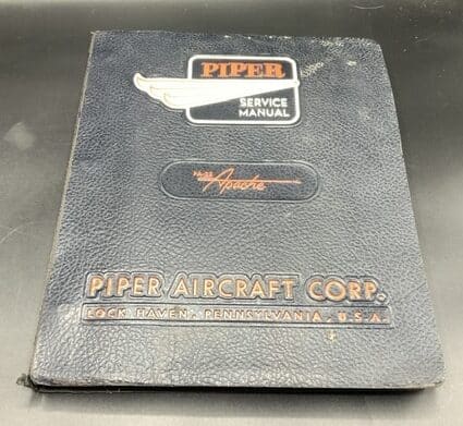 Piper PA23-160 Apache Service Manual