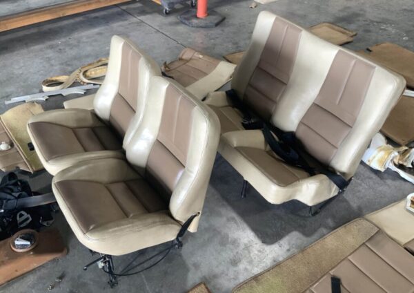 Cessna 210 Interior w/Leather Seats P/N 1200088-6, 1200088-6, 1200086-2, 1200086-6
